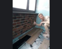 Град Московский, улица Радужная, 10. Ремонт балкона, 2021 год #4