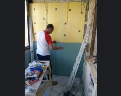 Град Московский, улица Радужная, 10. Ремонт балкона, 2021 год #10