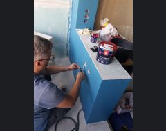 Град Московский, улица Радужная, 10. Ремонт балкона, 2021 год #12