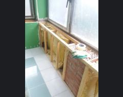 Капитальный ремонт балкона в частном доме. Монино, 2022 год #42