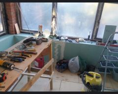 Капитальный ремонт балкона в частном доме. Монино, 2022 год #45