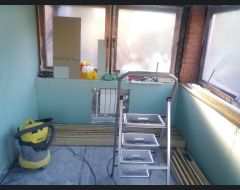 Капитальный ремонт балкона в частном доме. Монино, 2022 год #46