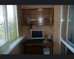 Ремонт балкона с комнатой ул. Новослободская август 2013 #5