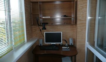 Ремонт балкона с комнатой ул. Новослободская август 2013